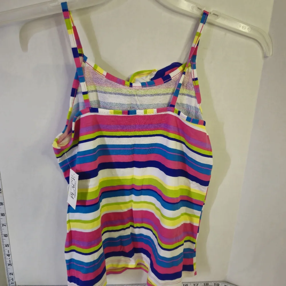 THE‎ CHILDREN'S PLACE GIRLS STRIPED TANK TOP SIZE XL